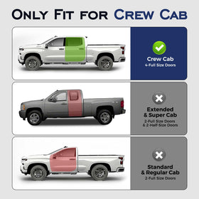 CreekT rear bench mat spanning Crew Cab width for complete protection