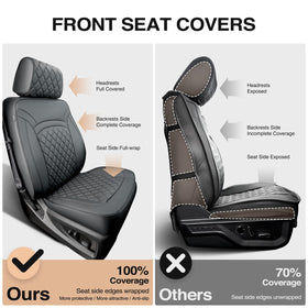 CreekT rear seats fitted protecting cushions and backs