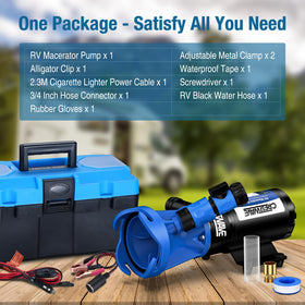 CRESTWAVE accessories kit laid out showing included clamps cord and fittings convenience