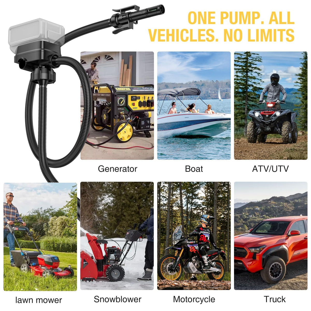 CRESTWAVE pump in use refueling an ATV for faster, cleaner on-site fueling