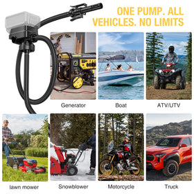 CRESTWAVE pump in use refueling an ATV for faster, cleaner on-site fueling