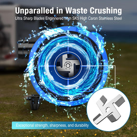 CRESTWAVE motor detail with copper windings highlighting durable low-noise performance