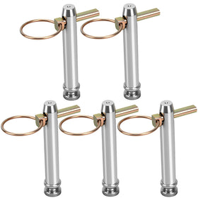 CrestWeld front view of five-pack top link pins showing durable kit benefit