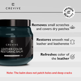 CREVIVE close-up of balm texture displaying smooth finish and spreadability benefit