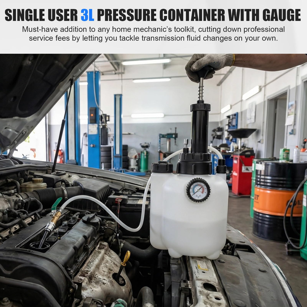 Crizendo in use on vehicle transmission showing easy professional servicing benefit