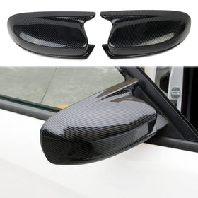 crosselec front view mirror cover shows sleek sporty look and protects housing