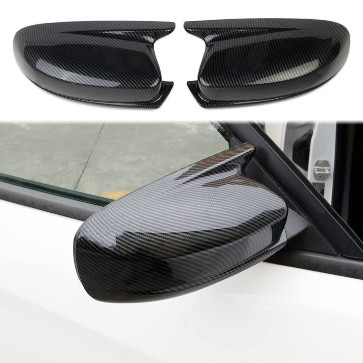 crosselec front view mirror cover shows sleek sporty look and protects housing