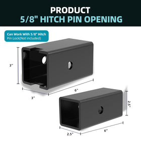 CROSSHIP adapter holding bike rack showing compatibility and convenience