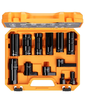 Crosstar front kit layout showing organized sockets and chasers for fast identification