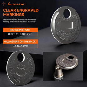Crosstar spark plug gripper with adapter displayed to prevent dropped plugs and secure grip