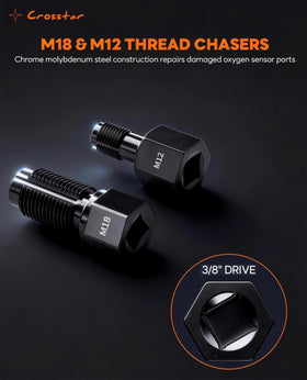 Crosstar socket wire slot view allowing sensor wiring to stay connected during removal