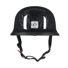 Rider wearing Crown Racing helmet during city commute illustrating comfort and style
