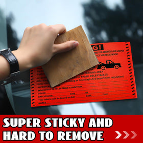 Crtiin spread of stickers displaying quantity and organized layout for stock