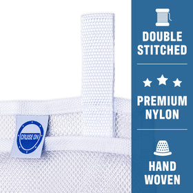 Cruise On beside a door ruler comparison illustrating true 24x60 size benefit