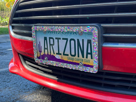 Cruiser Accessories close-up of iridescent gemstones, showcases sparkle and detailed craftsmanship