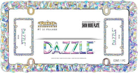 Cruiser Accessories front packaging showing dazzle chrome frame and branding, boosts curb appeal