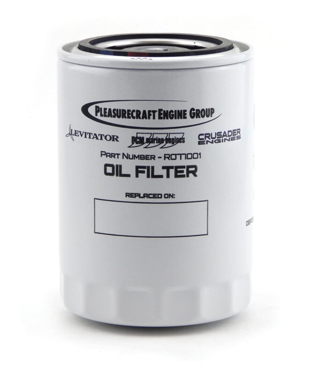Crusader Marine R077001 front view showing cartridge and label, ensures correct OEM fit