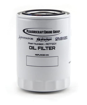 Crusader Marine R077001 front view showing cartridge and label, ensures correct OEM fit
