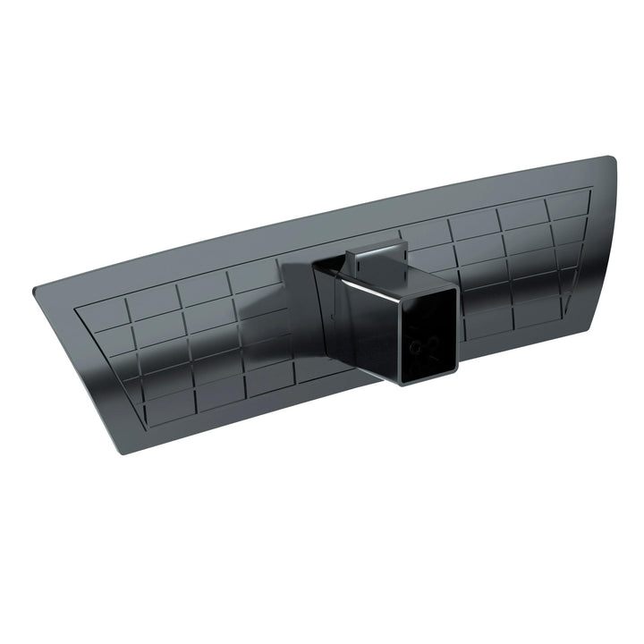 Crvicv hitch cover front view showing clean fit and protection for receiver