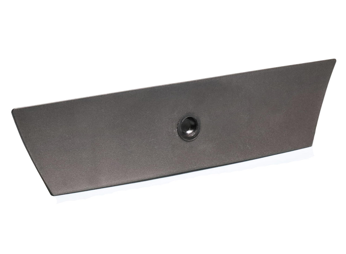 Crvicv hitch cover next to ruler for size comparison and easy storage