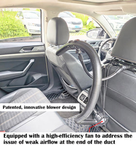 Crvicv rear seat outlet delivering cool air to passengers and pets