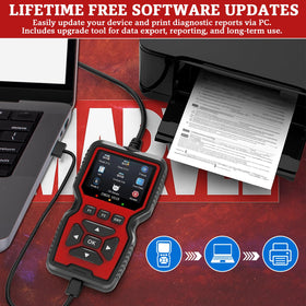 CrysGuard V519 live data graph closeup, visualizing sensor readings for fast diagnosis