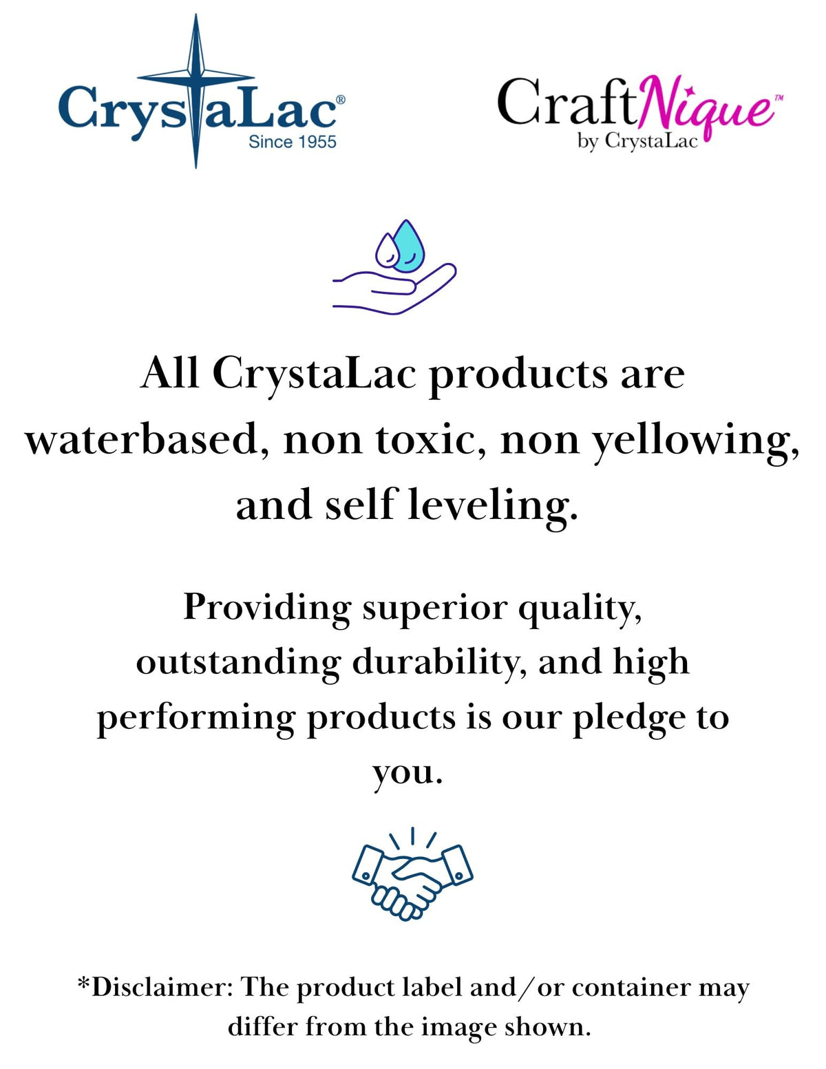 CrystaLac applied on a tumbler in a lifestyle scene showing glossy protection