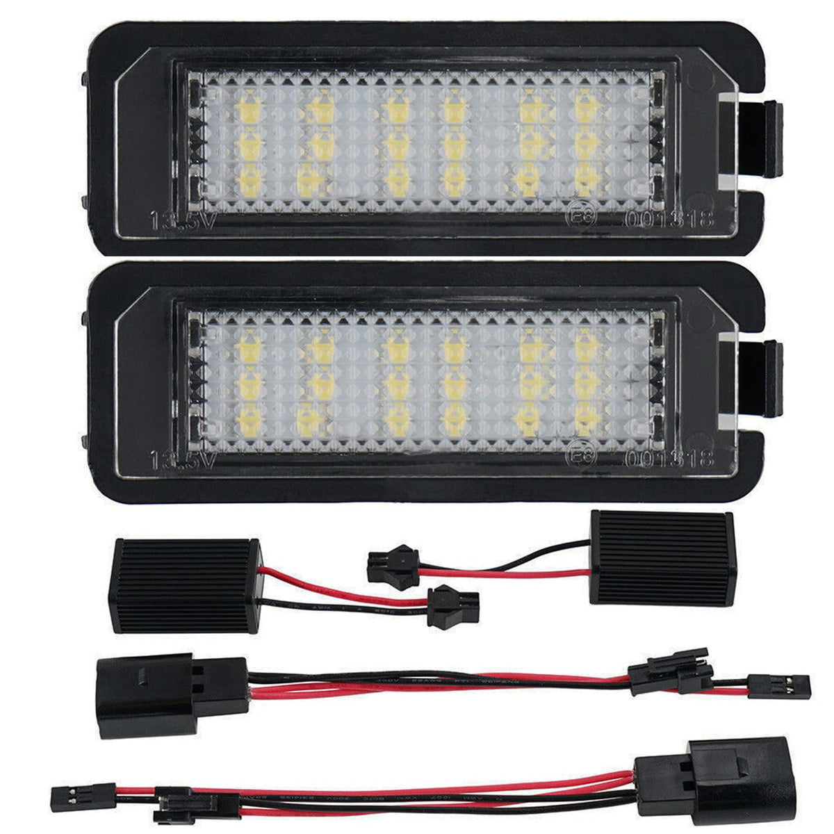 csslyzl front view packaging showing both LED lamps and warranty card for quick identification