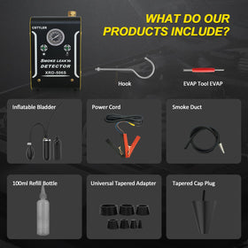 Csttler array of included accessories laid out for immediate testing and versatile use
