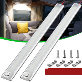 CT CAPETRONIX front view of boxed 12V LED light bars showing kit contents and benefits