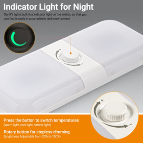 CT CAPETRONIX lighting a reading area with adjustable brightness benefit