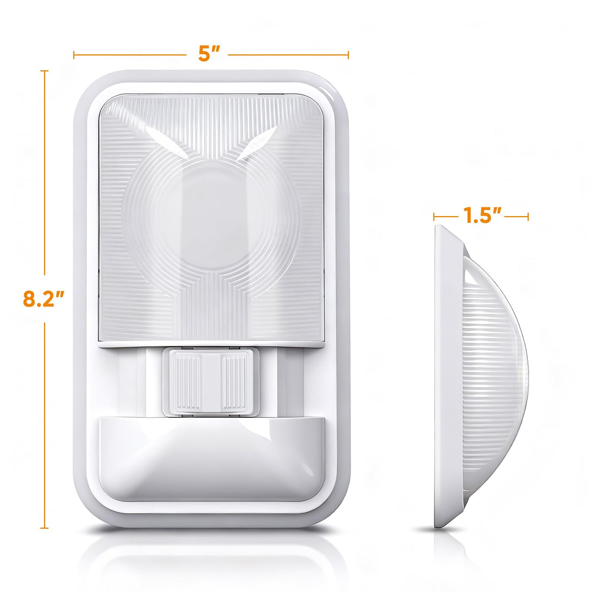 CT CAPETRONIX installed on RV ceiling providing broad natural white illumination