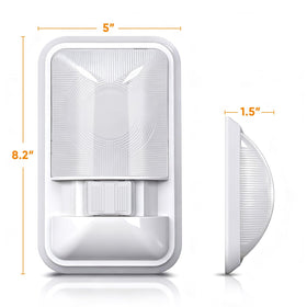 CT CAPETRONIX installed on RV ceiling providing broad natural white illumination