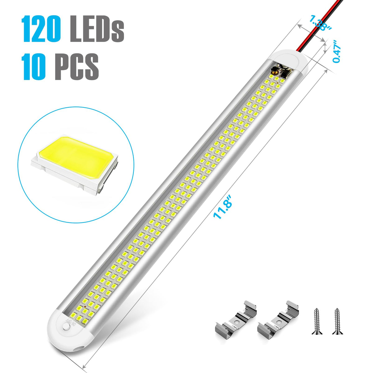 CT CAPETRONIX van interior installation providing bright task lighting