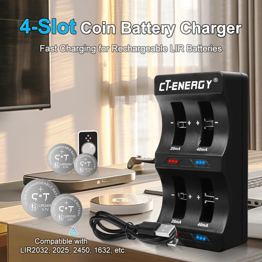 CT-ENERGY close-up of dual-color LEDs showing charging status for safety