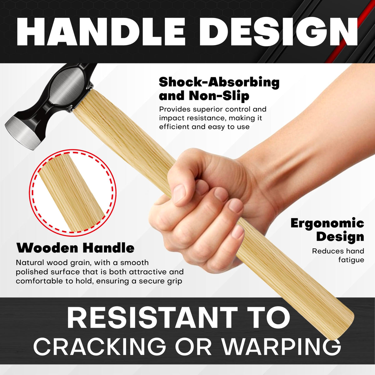 C&T size comparison with hand showing scale and precise handling benefit