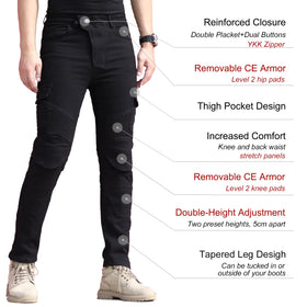 CTBQiTom pants on rider on-bike action showing mobility benefit