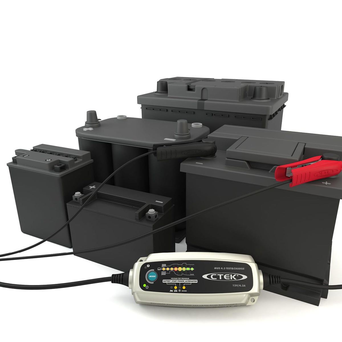 CTEK in vehicle charging on a car battery demonstrating maintenance convenience benefit