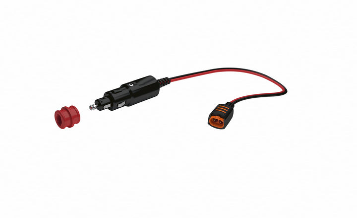 CTEK CIG Plug front-mounted in vehicle socket provides tidy permanent charging access