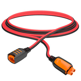 CTEK cable connected to a vehicle battery for safer, easier charging