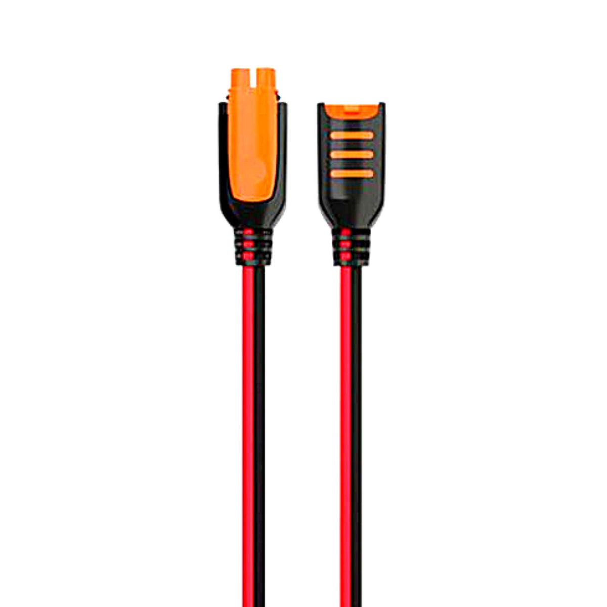 CTEK extension cable next to a hand to show scale and portability benefit