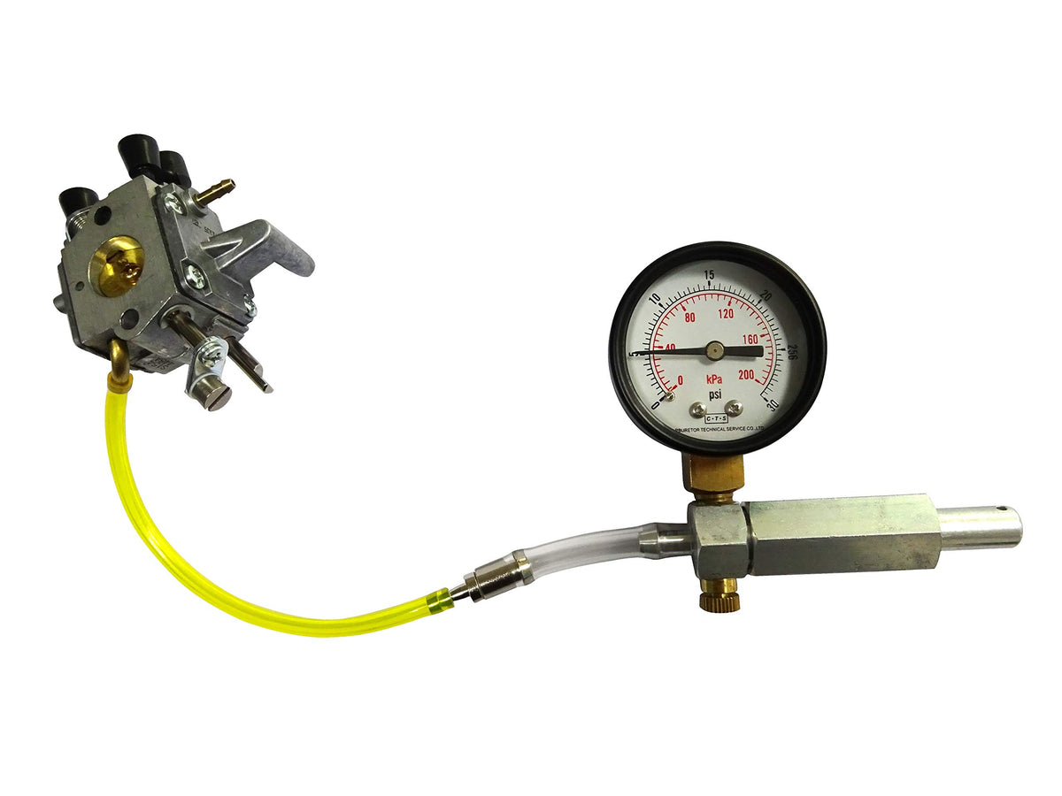 C·T·S side profile showing brass fitting for secure, leak-free connection