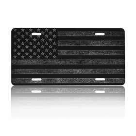 CTVSLFU front plate full view showing black flag and mounting holes for bold personalization