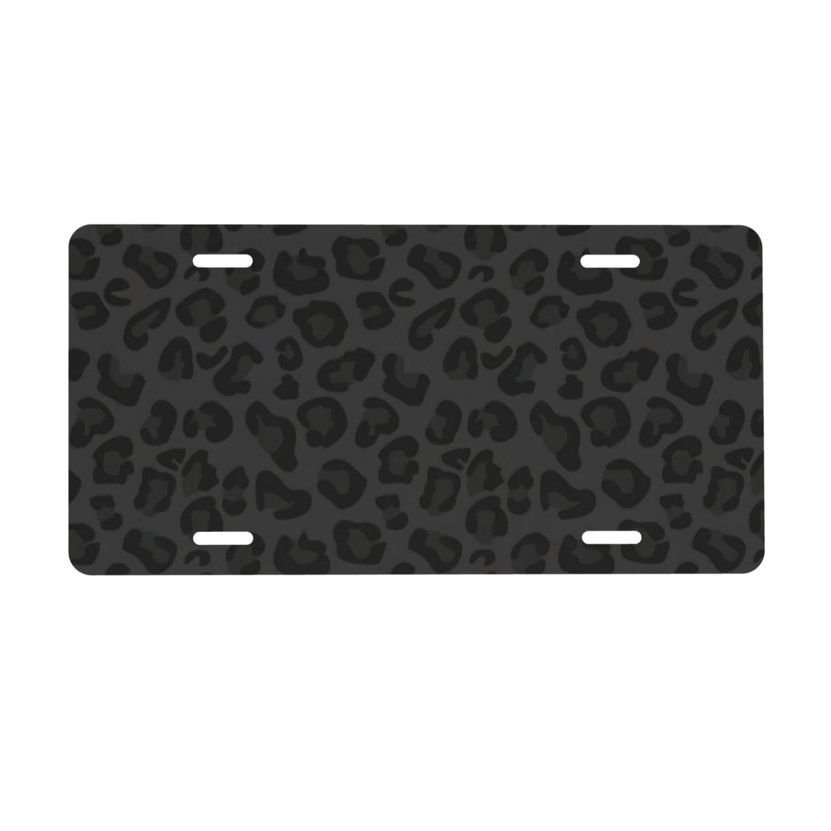 CTVSLFU front view of Black Leopard plate showing bold graphic and road-ready look