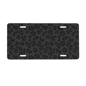 CTVSLFU front view of Black Leopard plate showing bold graphic and road-ready look