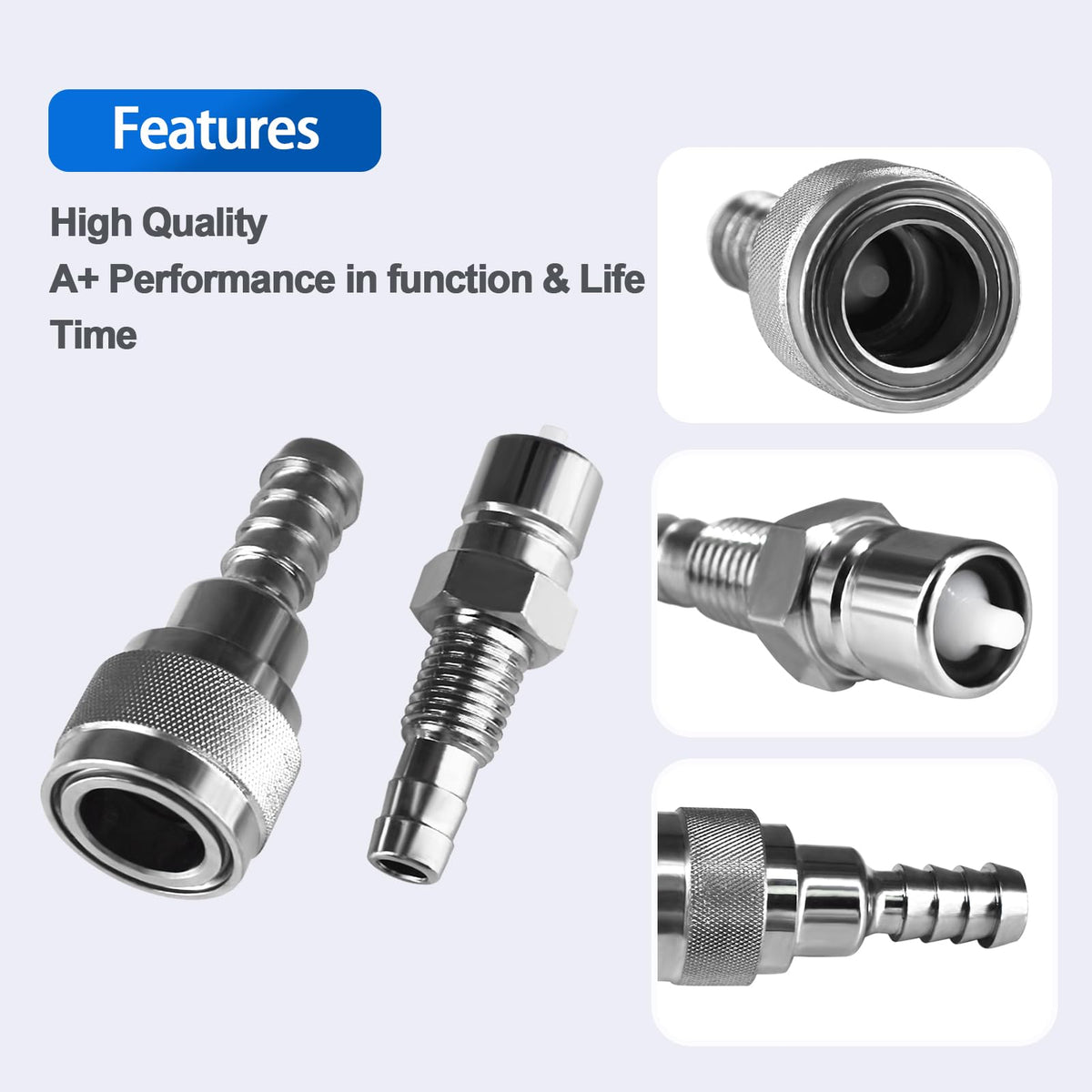 CULMKARI next to ruler showing 5/16" size for proper hose compatibility
