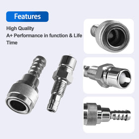 CULMKARI next to ruler showing 5/16" size for proper hose compatibility