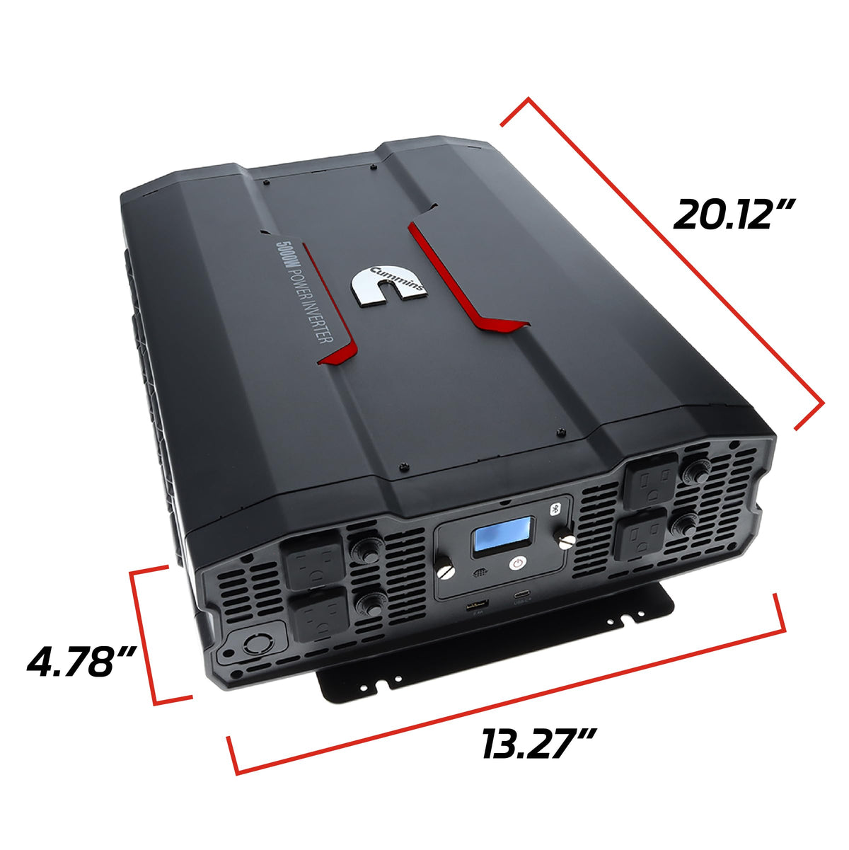 Cummins inverter installed in a truck powering appliances for reliable on-the-road use