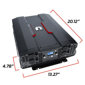 Cummins inverter installed in a truck powering appliances for reliable on-the-road use