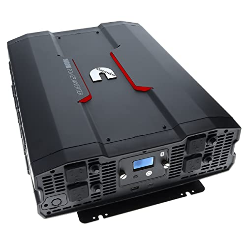 Cummins inverter with included 36-inch battery cables showing straightforward installation